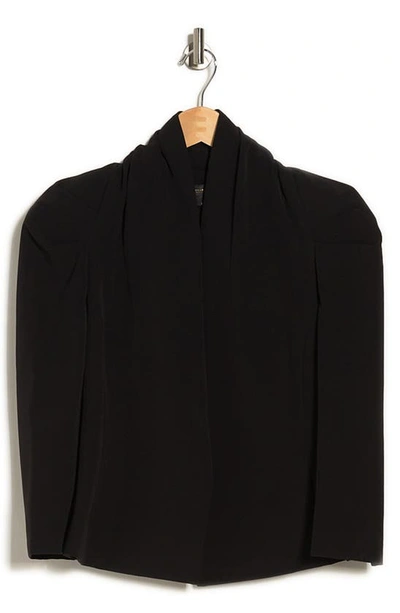 Shop Donna Karan Woman Tucked Sleeve Blouse In Black