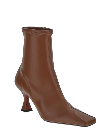 Shop Manu Atelier Duck Boots In Brown
