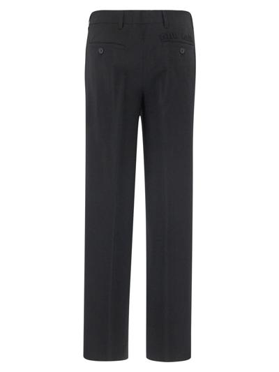 Miu miu wide discount leg tailored trousers