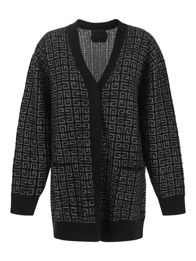 Shop Givenchy Cardigan 4g In Cashmere In Black