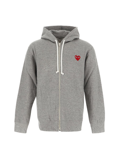 Shop Off-white Zipped Sweatshirt In Grey