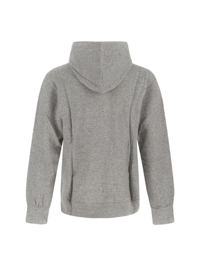 Shop Off-white Zipped Sweatshirt In Grey