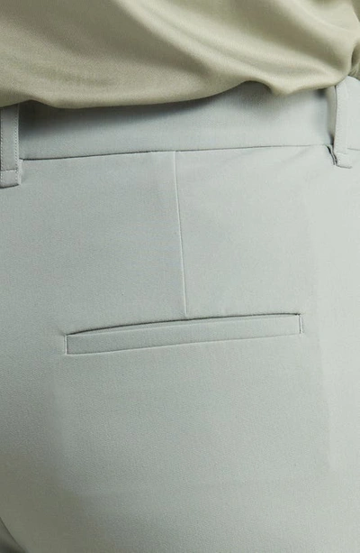 Vince High Waist Cigarette Pants In Light Slate