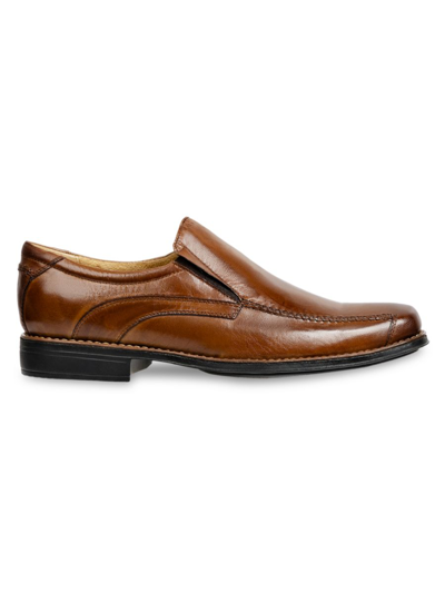 Shop Sandro Moscoloni Men's Ambrose Leather Loafers In Tan