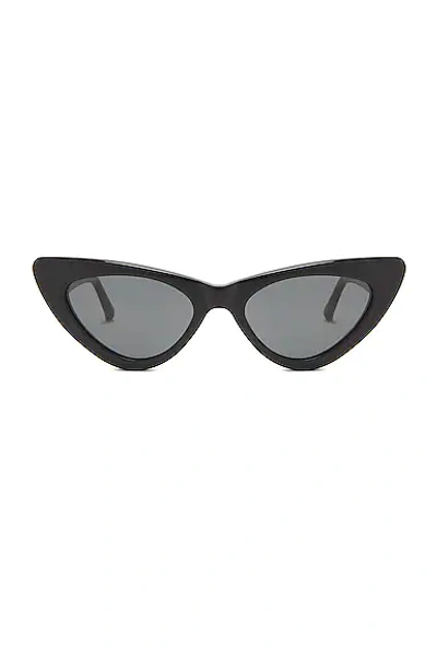 Shop Attico Dora Sunglasses In Black & Grey