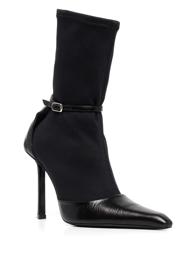 Shop Alexander Wang Sock-style Ankle Pumps In Black