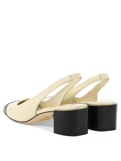 Shop Aeyde "alessia" Slingback In Beige