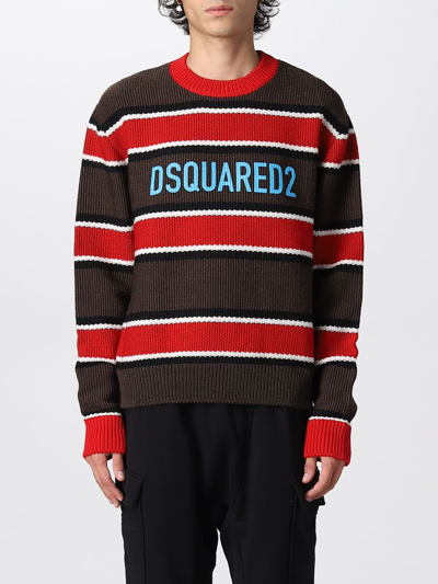Shop Dsquared2 Sweater  Men Color Red