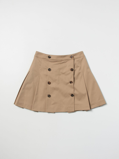 Shop Fendi Skirt  Kids Kids In Dove Grey