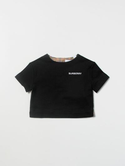 Shop Burberry T-shirt  Kids In Black