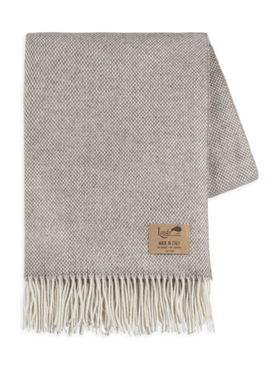 Shop Lands Downunder Juno Cashmere Throw Blanket In Taupe