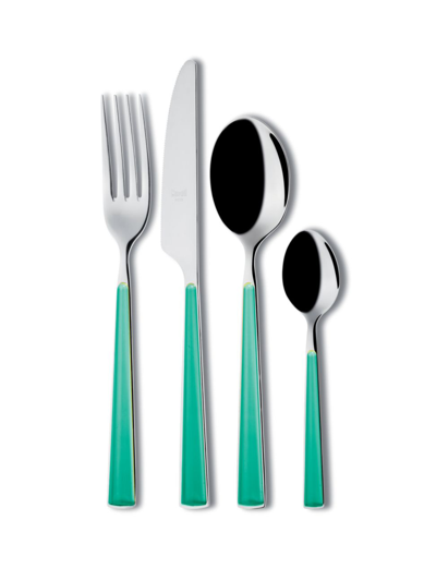 Shop Mepra Primavera 24-piece Cutlery Set In Blue