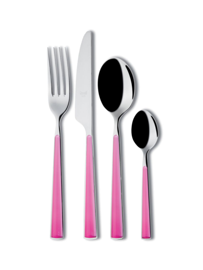Shop Mepra Primavera 24-piece Cutlery Set In Pink
