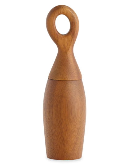 Shop Nambe Portables Wooden 8-inch Pepper Mill