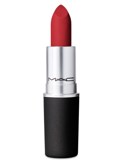 Shop Mac Women's Powder Kiss Lipstick In 65 Ruby New