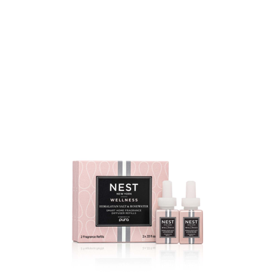 Shop Nest New York Himalayan Salt & Rosewater Refill Duo For Pura Smart Home Fragrance Diffuser