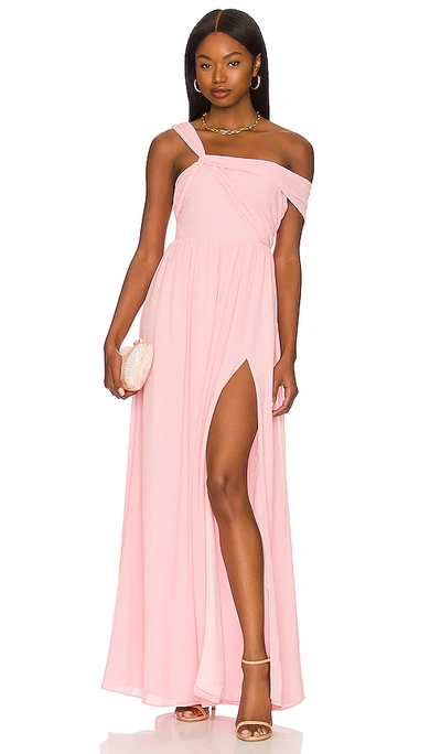 Shop Nbd Kinsley Gown In Blush