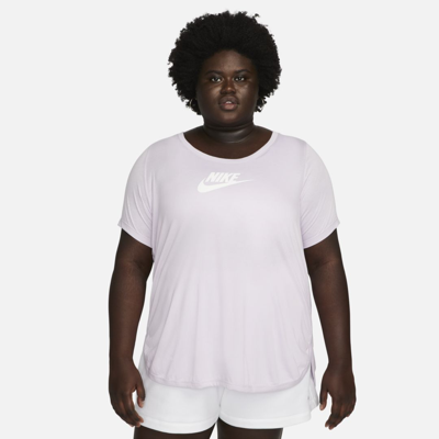 Shop Nike Women's  Sportswear Essential Tunic (plus Size) In Purple