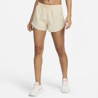 Shop Nike Women's Tempo Brief-lined Running Shorts In Brown