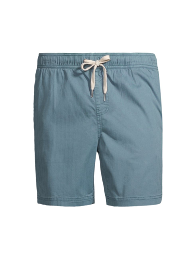 Shop Rails Men's Cruz Drawcord Shorts In Copen Blue