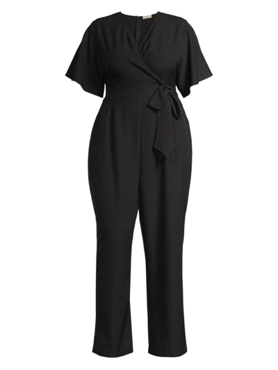 Shop Kiyonna Women's Charisma Crepe Jumpsuit In Black