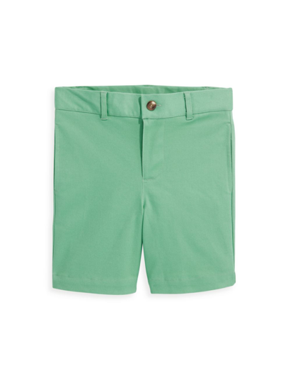 Shop Bella Bliss Little Boy's & Boy's Twill Wilson Shorts In Green