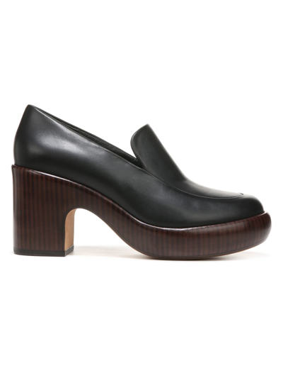 Shop Vince Women's Narissa Leather Clogs In Black