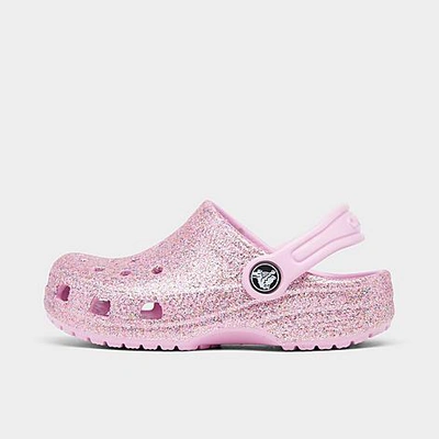 Shop Crocs Kids' Toddler Classic Clog Shoes In White/rainbow