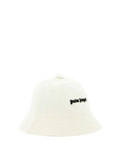 Shop Palm Angels Women's White Other Materials Hat