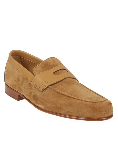 Shop John Lobb Men's Brown Other Materials Loafers