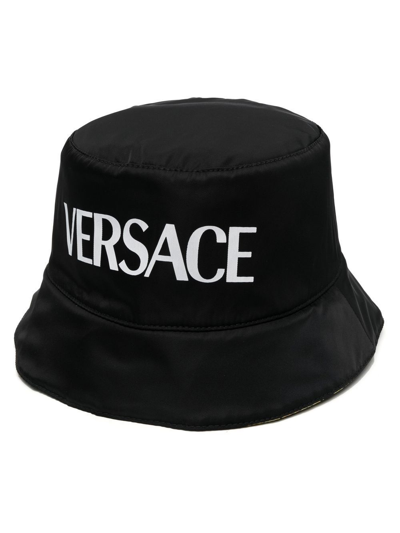 Shop Versace Men's Gold Polyester Hat