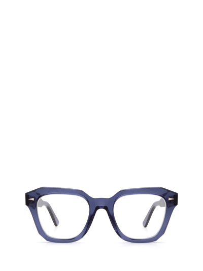 Shop Ahlem Pont Des Arts Optic Raw 8mm Blue Glasses