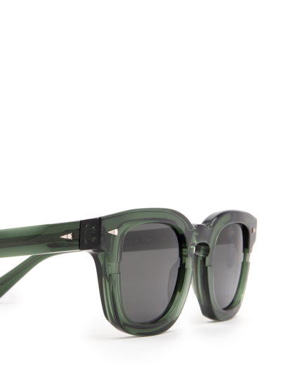 Shop Ahlem Champ De Mars Dark Green Sunglasses