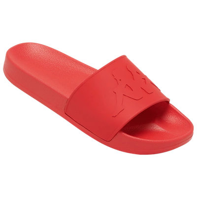 Shop Kappa Boys  Caius 2 Slides In Red/red