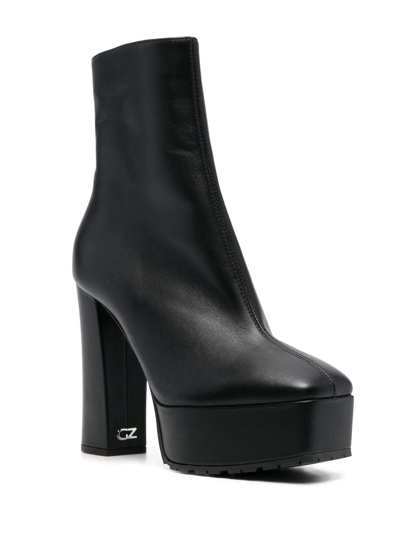 Giuseppe Zanotti Patent Leather Ankle Boots 140mm In Black