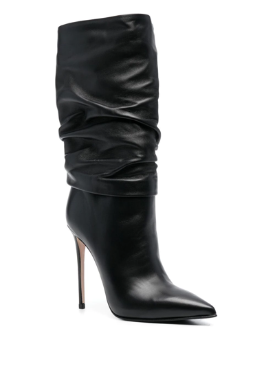 Shop Le Silla Stivaletto Below-knee 110mm Boots In Black