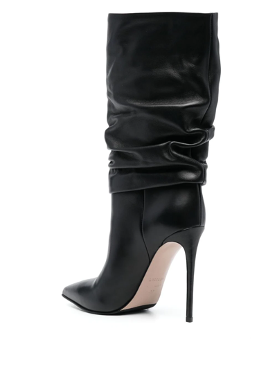 Shop Le Silla Stivaletto Below-knee 110mm Boots In Black