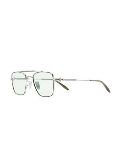 Akoni Europa Square-frame Optical Glasses In Grey