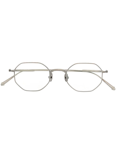 Matsuda Round-frame Optical Glasses In Grey