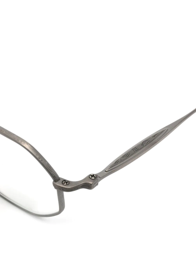 Matsuda Round-frame Optical Glasses In Grey