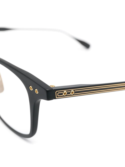 Dita Eyewear Buckeye Square-frame Glasses In Black