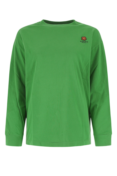 Shop Kenzo Grass Green Cotton Oversize T-shirt Nd  Donna Xs