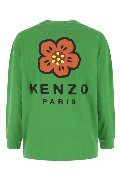 Shop Kenzo Grass Green Cotton Oversize T-shirt Nd  Donna Xs