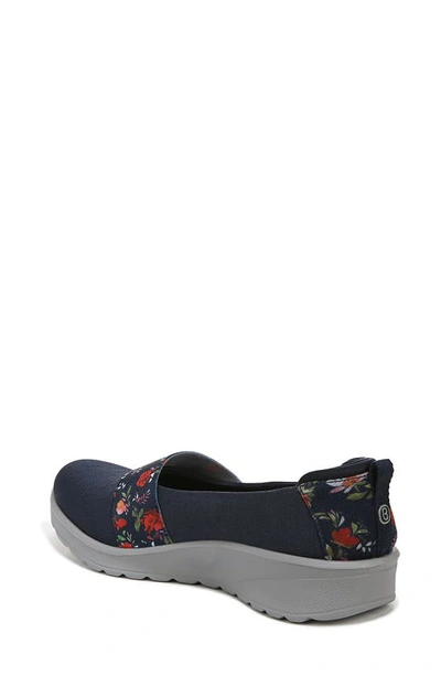Bzees Gracie Slip-on Shoe In Navy Floral