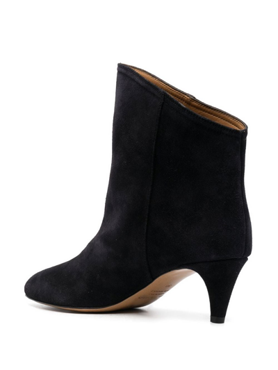 Shop Isabel Marant Dripi 140mm Ankle Boots In Black