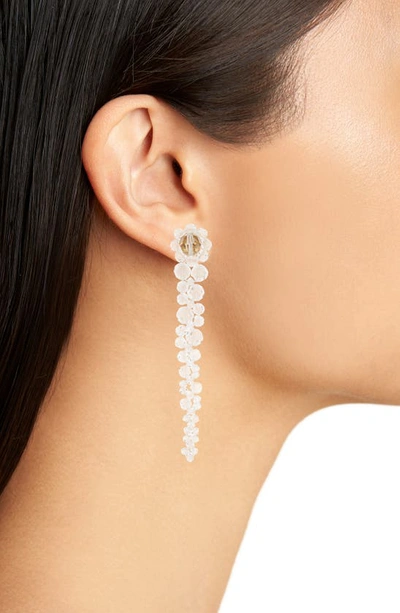 Simone Rocha Transparent Drip Earrings In Clear