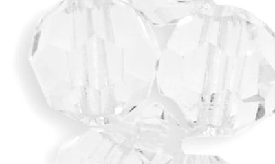 Simone Rocha Transparent Drip Earrings In Clear