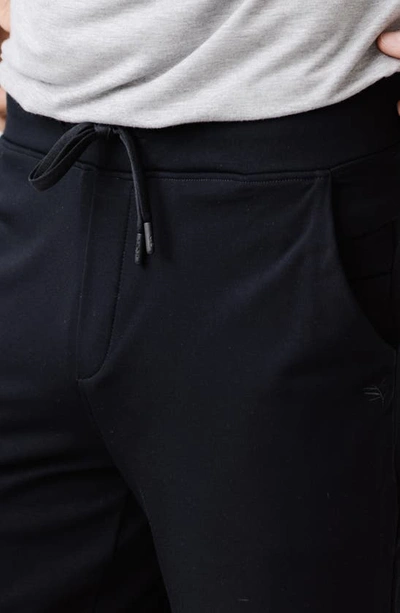 Shop Cozy Earth Ultrasoft Jogger Pajama Shorts In Black