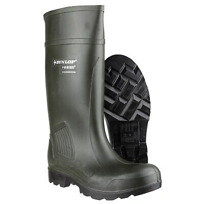 Pre-owned Dunlop Purofort C462933 Sicherheitsgummistiefel / Gummistiefel (fs1481)