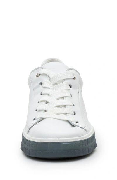Shop Ara Forsyth Sneaker In White Cervocalf W/ Sky Sole